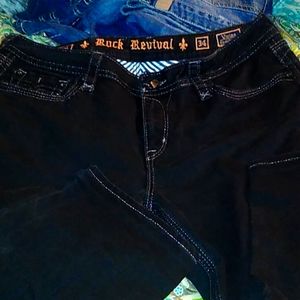 Rock Revival Black Jeans